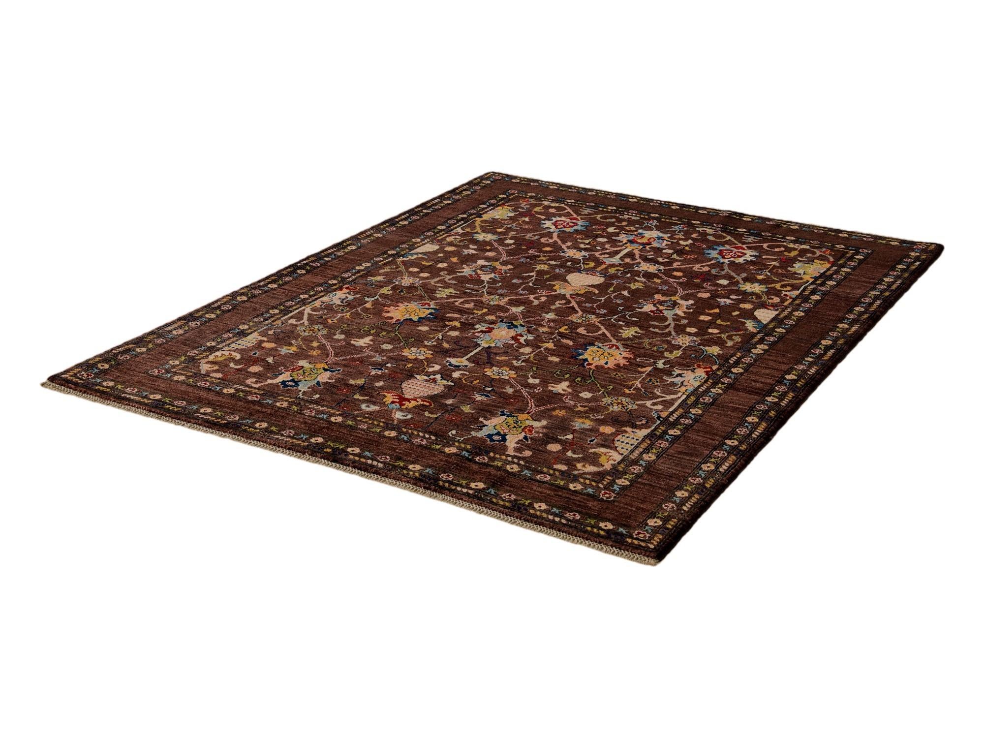 4' 11 x 6' 5 Hand Knotted Modern Ziegler Rug