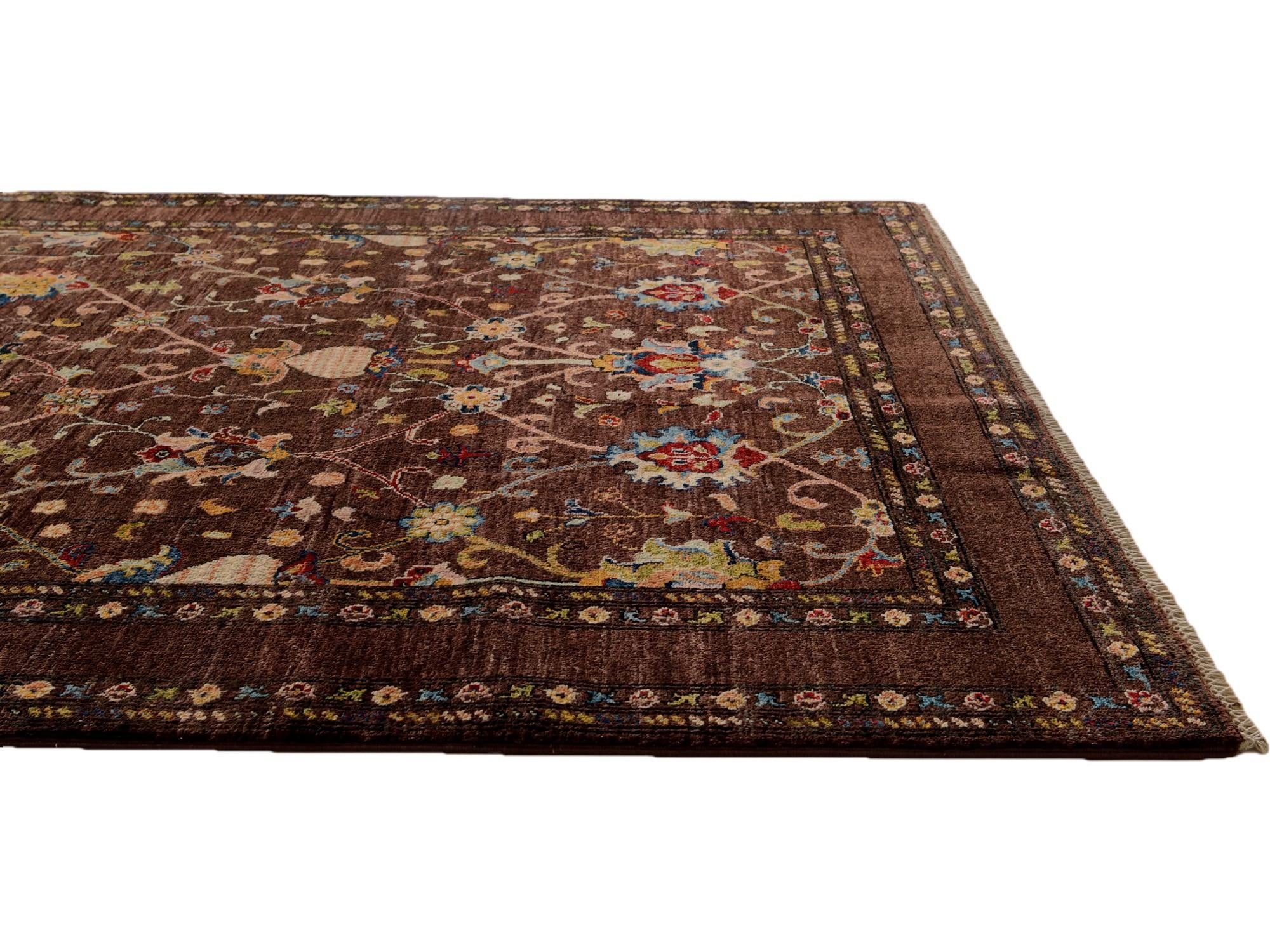 4' 11 x 6' 5 Hand Knotted Modern Ziegler Rug
