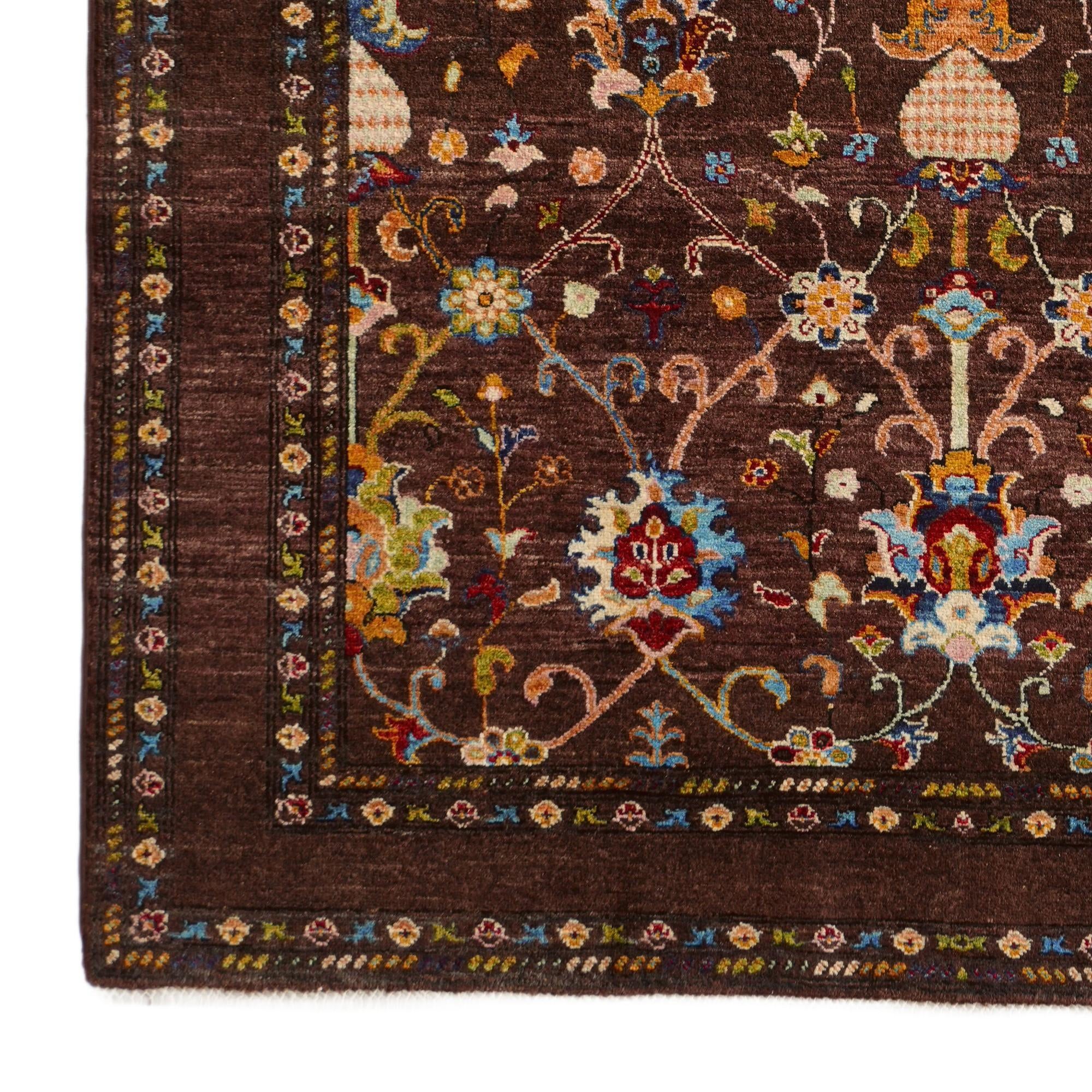 4' 11 x 6' 5 Hand Knotted Modern Ziegler Rug
