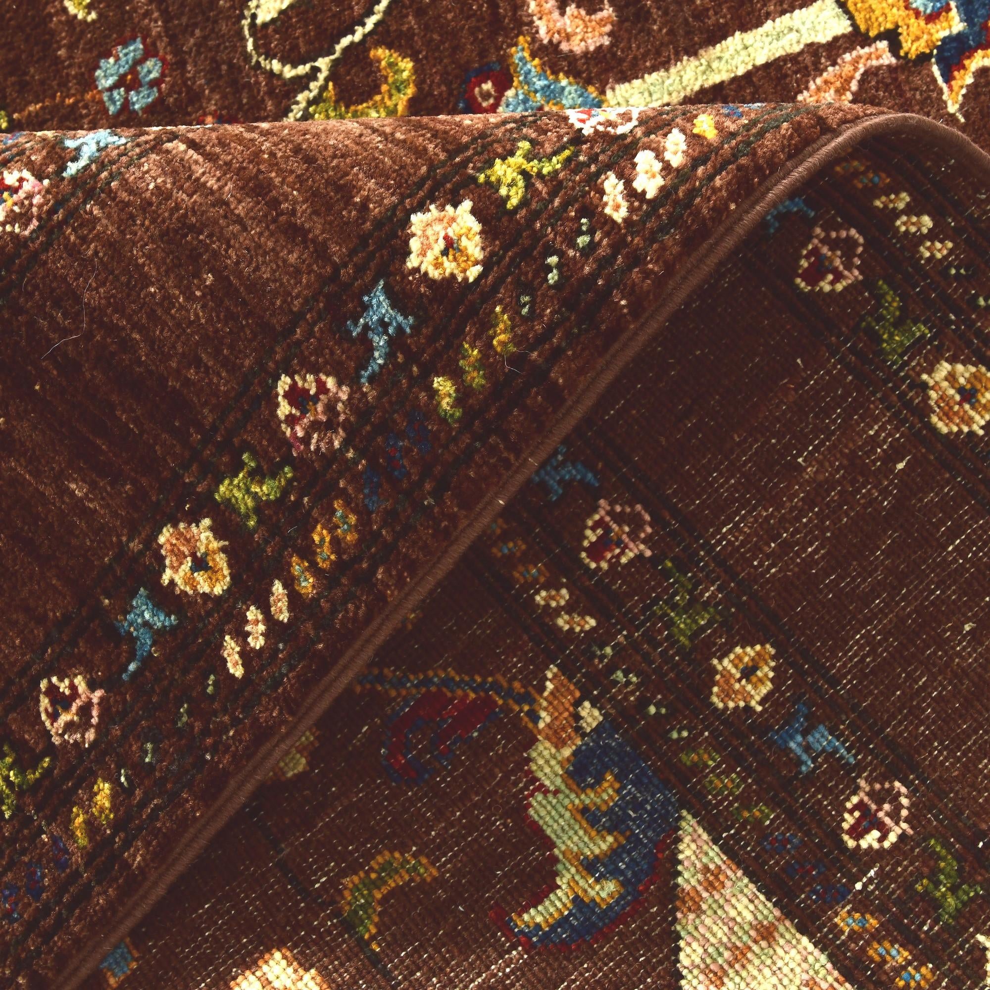 4' 11 x 6' 5 Hand Knotted Modern Ziegler Rug