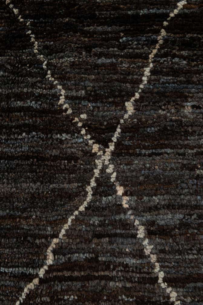 4' 7 x 6' 5 Hand Knotted Moroccan Wool Rug