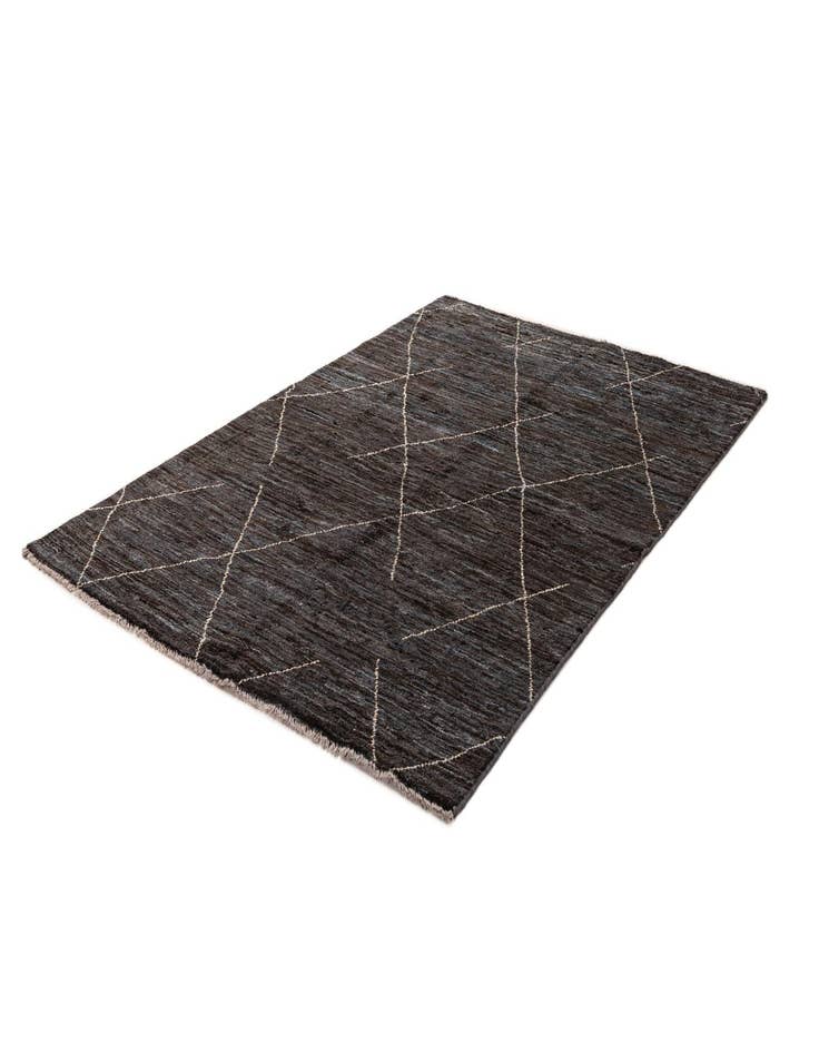 Detail image of 5' x 7' 4  Hand Knotted Moroccan Wool Rug