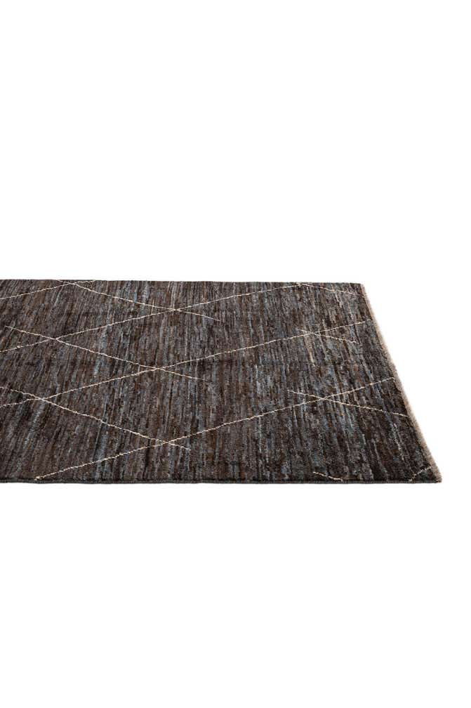 5' x 7' 4 Hand Knotted Moroccan Wool Rug