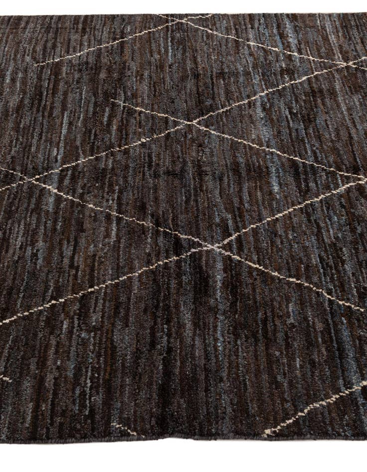 Detail image of 5' x 7' 4 Hand Knotted Moroccan Wool Rug