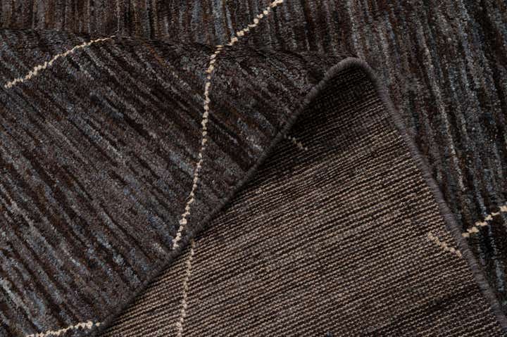 5' x 7' 4 Hand Knotted Moroccan Wool Rug