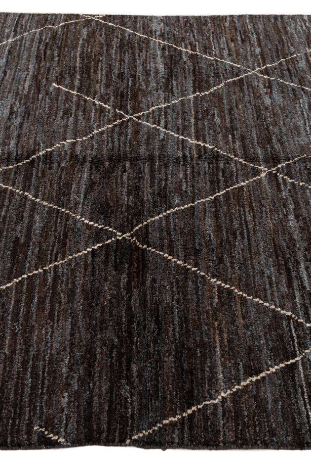 Detail image of 5' x 7' 4 Hand Knotted Moroccan Wool Rug