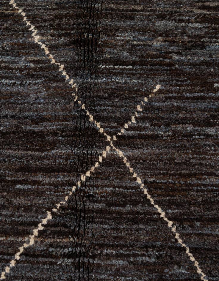 Detail image of 5' x 7' 4  Hand Knotted Moroccan Wool Rug