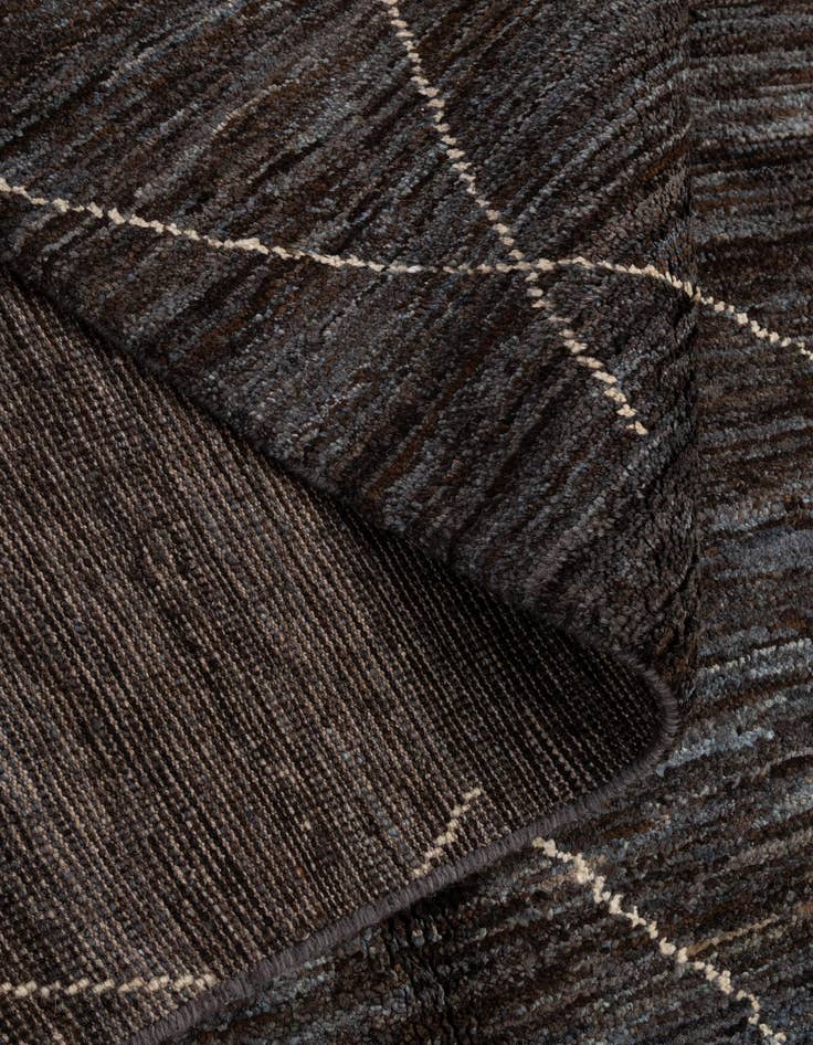 Detail image of 5' x 7' 4  Hand Knotted Moroccan Wool Rug