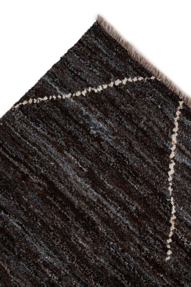 5' x 7' 4 Hand Knotted Moroccan Wool Rug