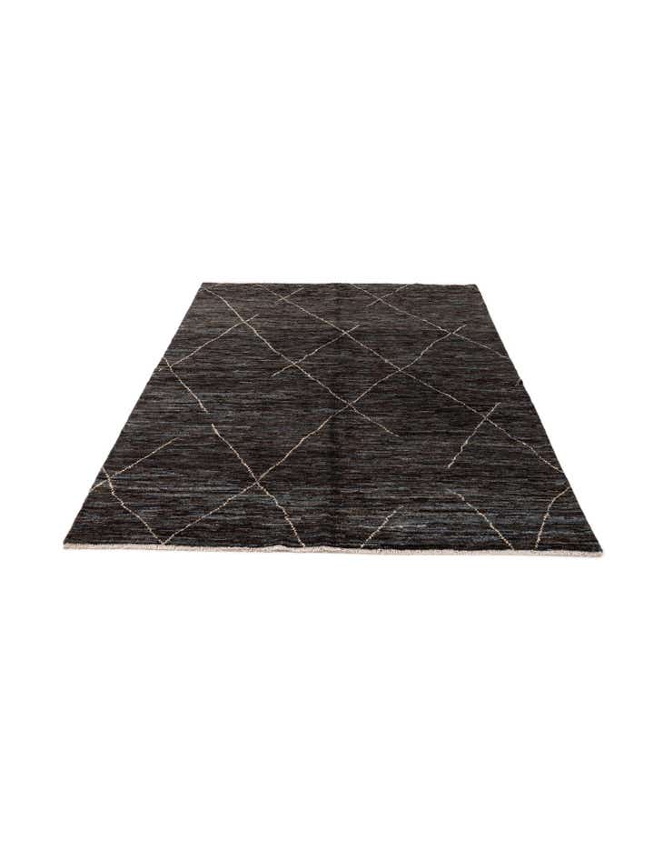 5' 3 x 7' 4 Hand Knotted Moroccan Wool Rug