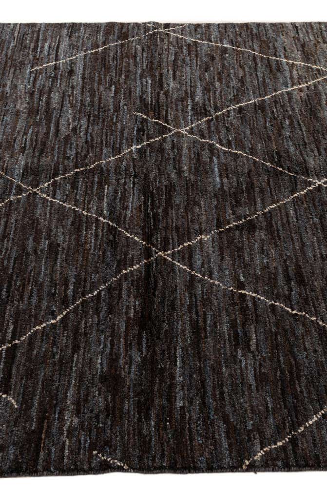 5' 3 x 7' 4 Hand Knotted Moroccan Wool Rug