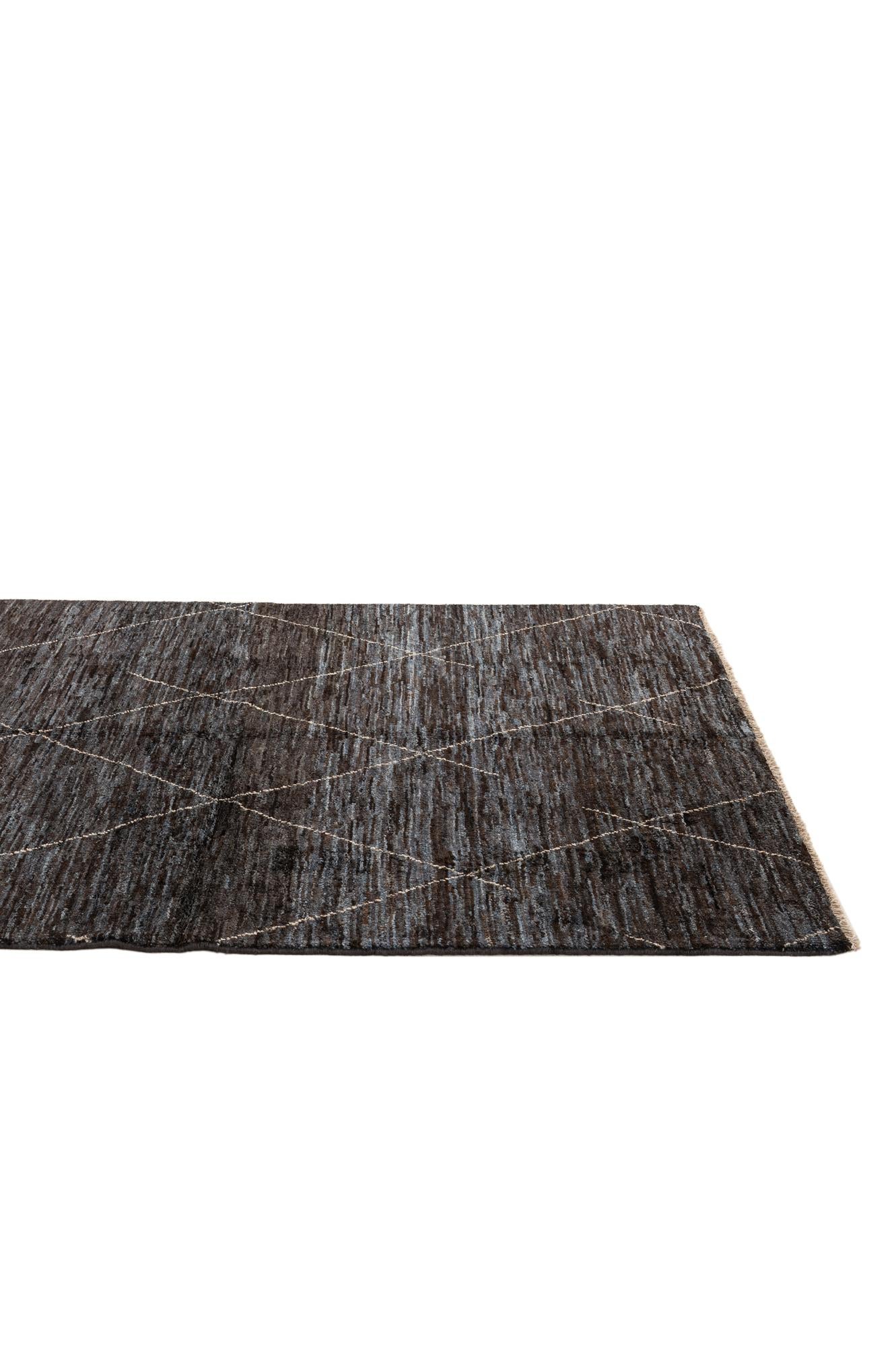 5' 3 x 7' 4 Hand Knotted Moroccan Wool Rug