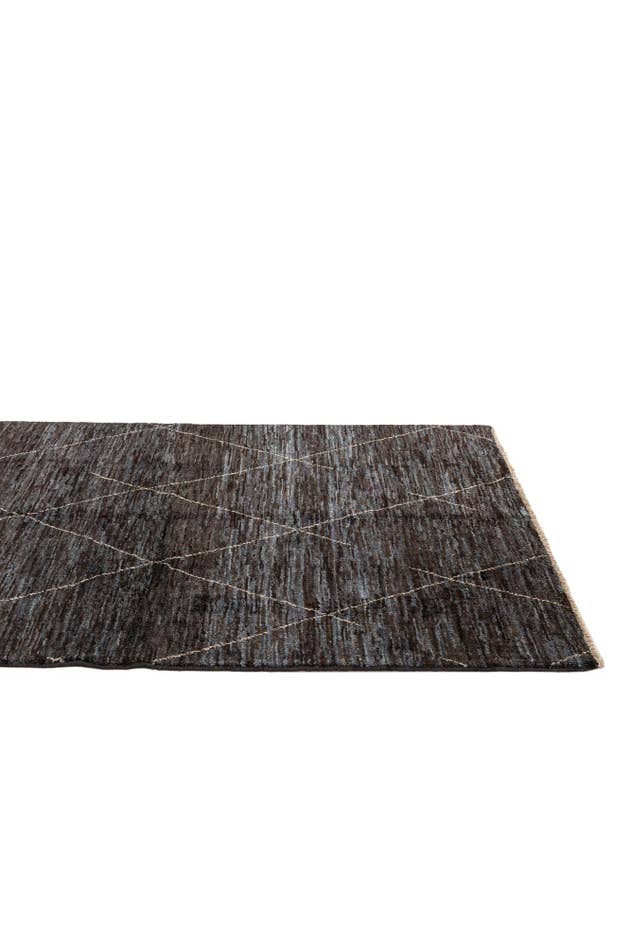 Detail image of 5' 3 x 7' 4 Hand Knotted Moroccan Wool Rug