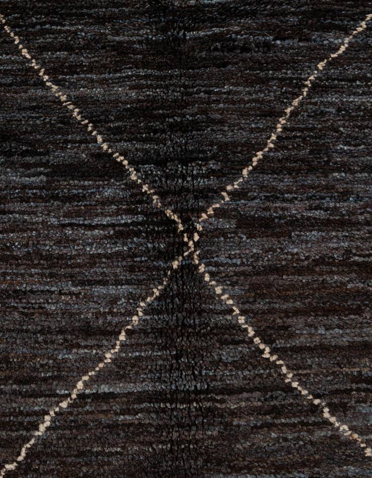 Detail image of 5' 3 x 7' 4  Hand Knotted Moroccan Wool Rug