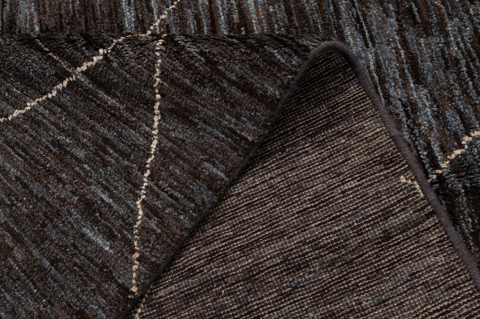 5' 3 x 7' 4 Hand Knotted Moroccan Wool Rug