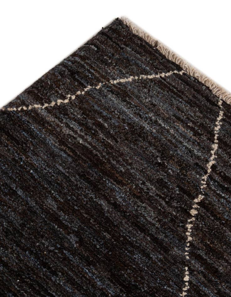 Detail image of 5' 3 x 7' 4  Hand Knotted Moroccan Wool Rug