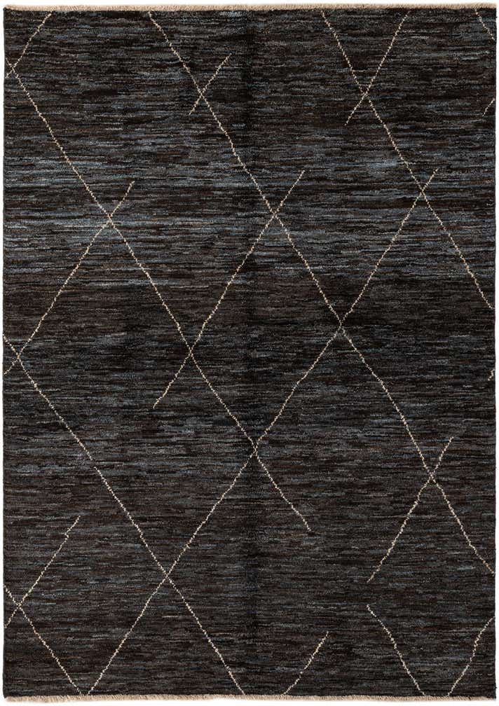 5' 3 x 7' 4 Hand Knotted Moroccan Wool Rug