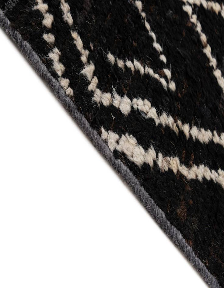 Detail image of 5' 4 x 7' 10 Hand Knotted Moroccan Wool Rug