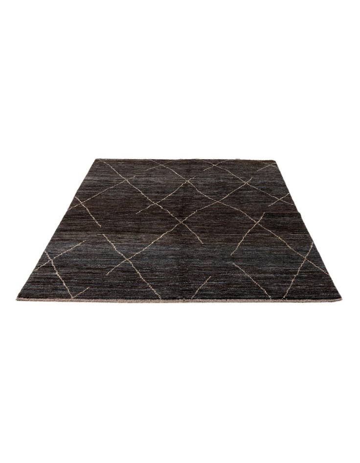 Detail image of 5' 1 x 7' 4 Hand Knotted Moroccan Wool Rug