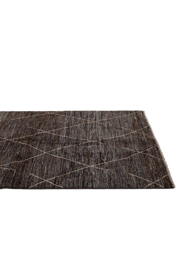 Detail image of 5' 1 x 7' 4 Hand Knotted Moroccan Wool Rug