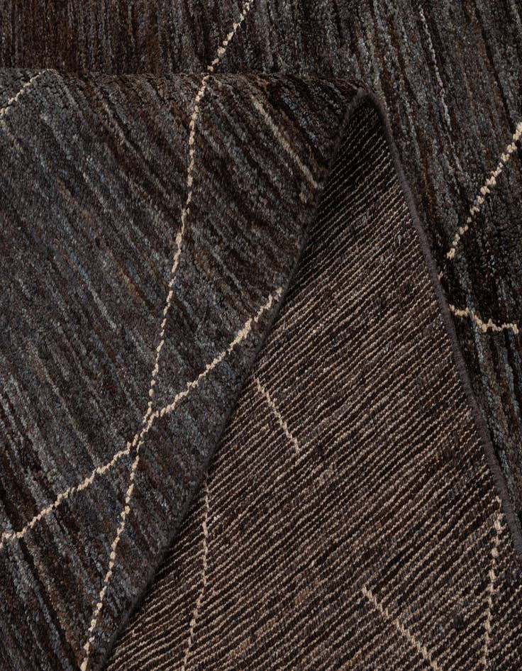 Detail image of 5' 1 x 7' 4  Hand Knotted Moroccan Wool Rug