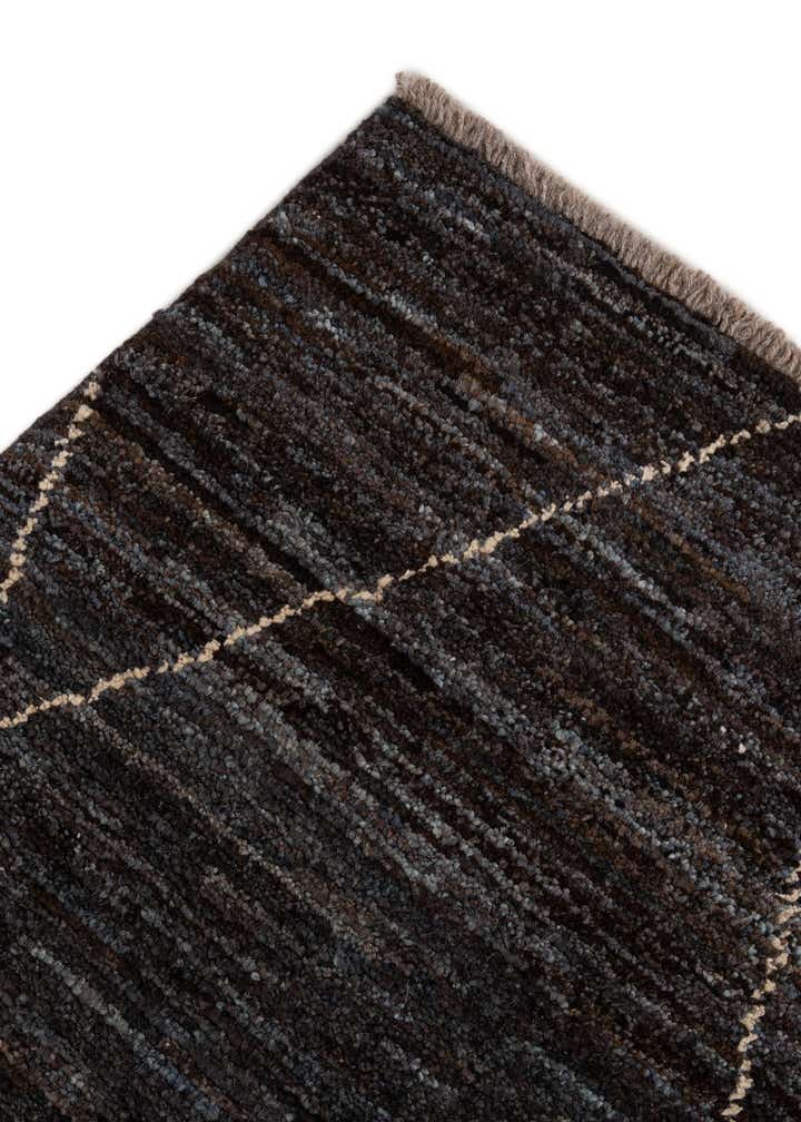 5' 1 x 7' 4 Hand Knotted Moroccan Wool Rug