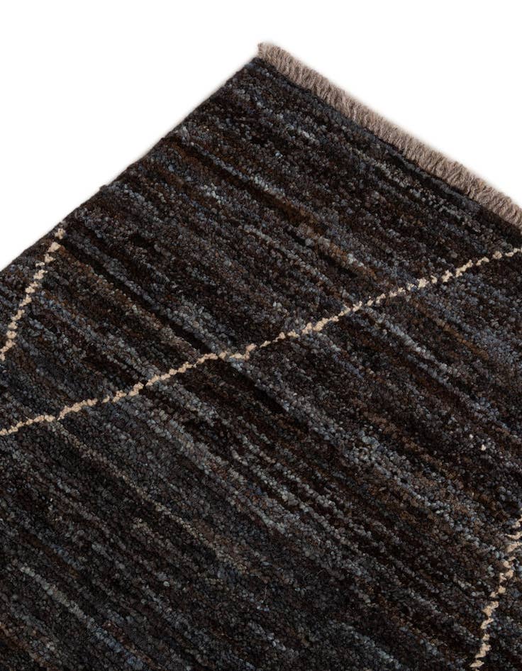 Detail image of 5' 1 x 7' 4  Hand Knotted Moroccan Wool Rug