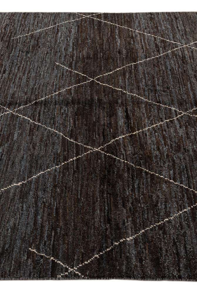 5' 2 x 7' 7 Hand Knotted Moroccan Wool Rug