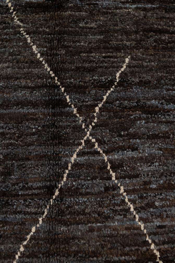 5' 2 x 7' 7 Hand Knotted Moroccan Wool Rug