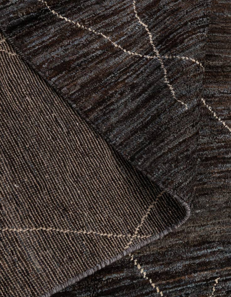 Detail image of 5' 2 x 7' 7  Hand Knotted Moroccan Wool Rug