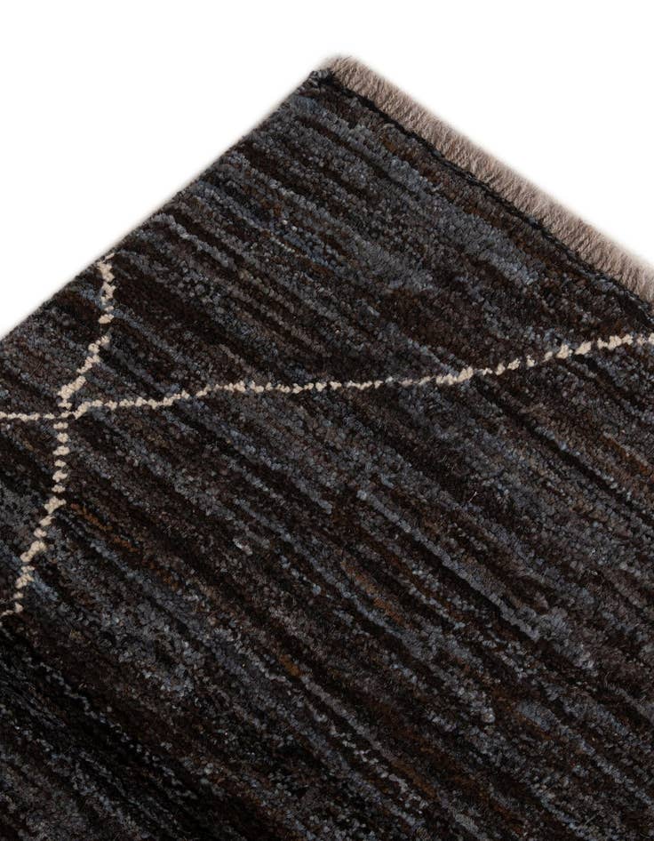 Detail image of 5' 2 x 7' 7  Hand Knotted Moroccan Wool Rug