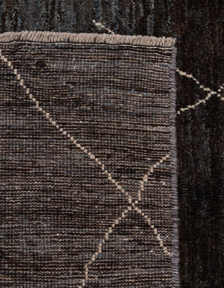 Detail image of 5' 2 x 7' 7  Hand Knotted Moroccan Wool Rug