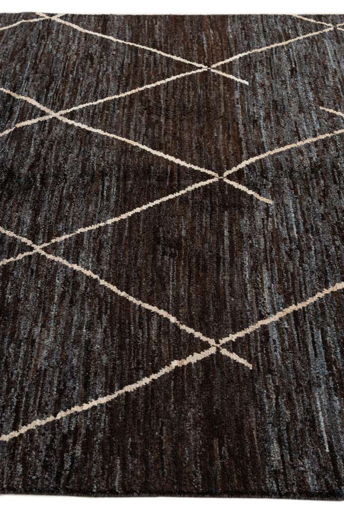 5' 4 x 8' 10 Hand Knotted Moroccan Wool Rug