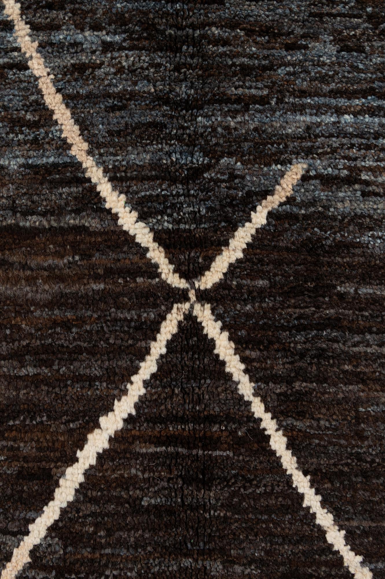 5' 4 x 8' 10 Hand Knotted Moroccan Wool Rug