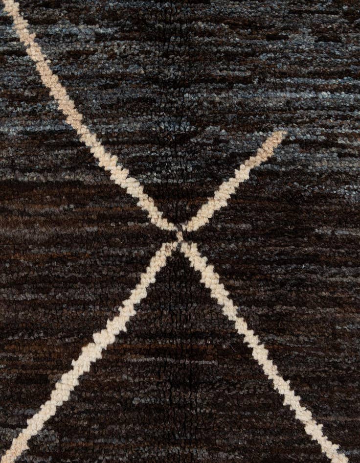 Detail image of 5' 4 x 8' 10  Hand Knotted Moroccan Wool Rug