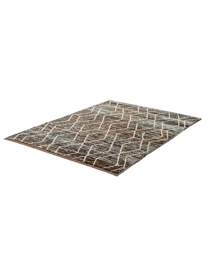 5' 7 x 7' 8 Hand Knotted Moroccan Wool Rug