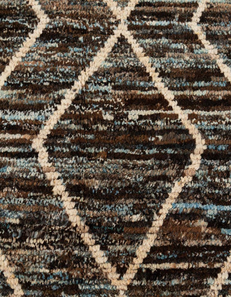 Detail image of 5' 7 x 7' 8  Hand Knotted Moroccan Wool Rug