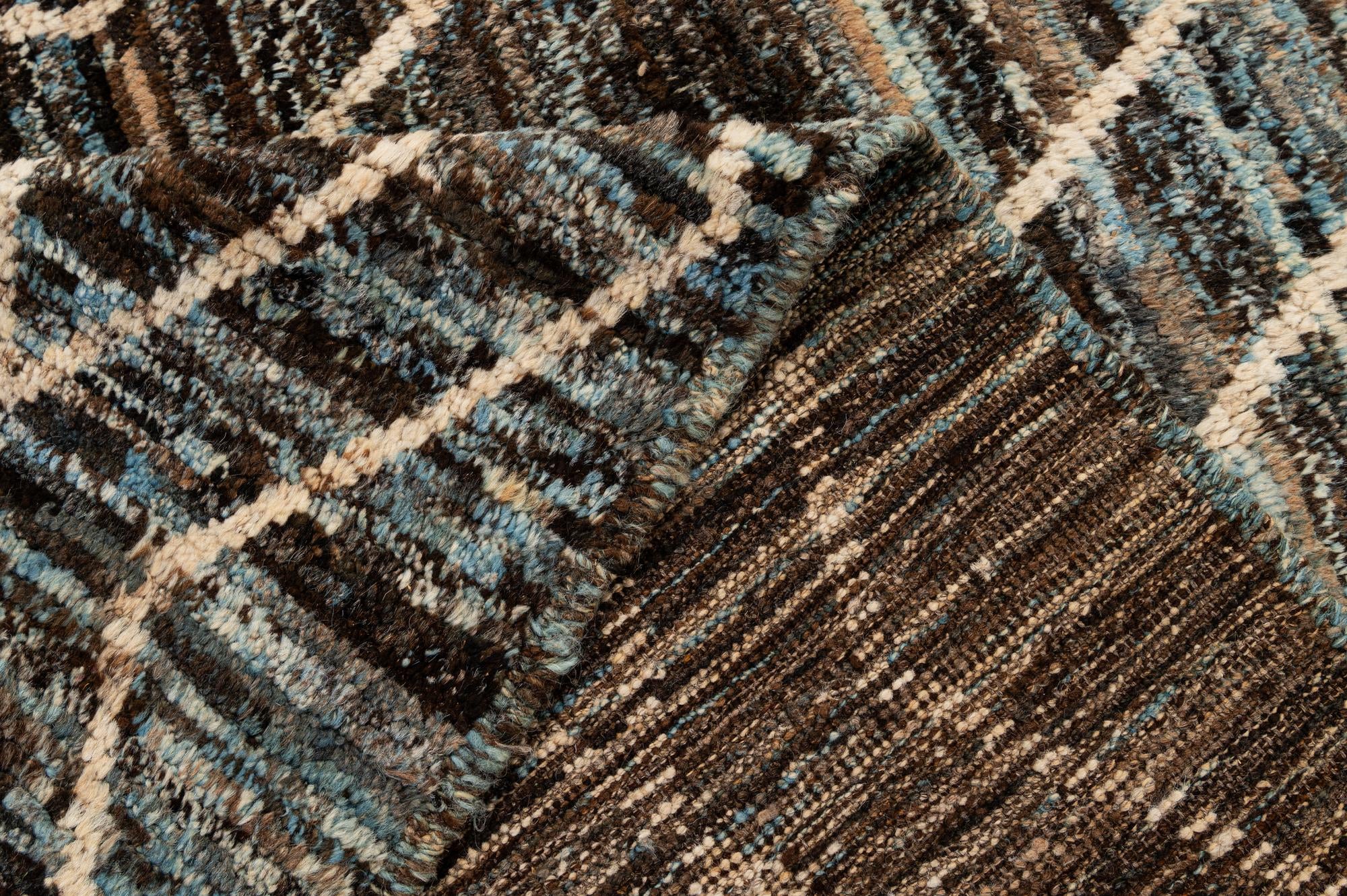 5' 7 x 7' 8 Hand Knotted Moroccan Wool Rug