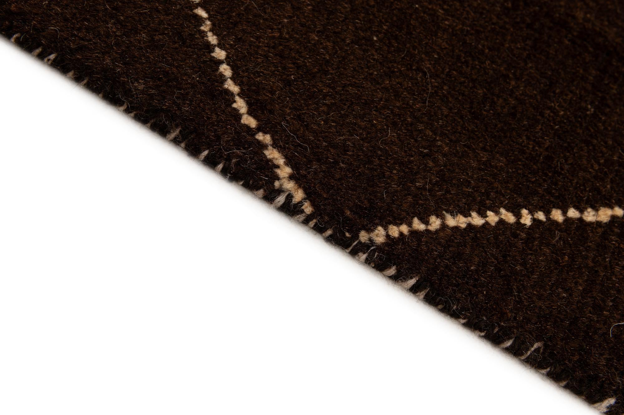 8' 2 x 9' 9 Hand Knotted Moroccan Wool Rug