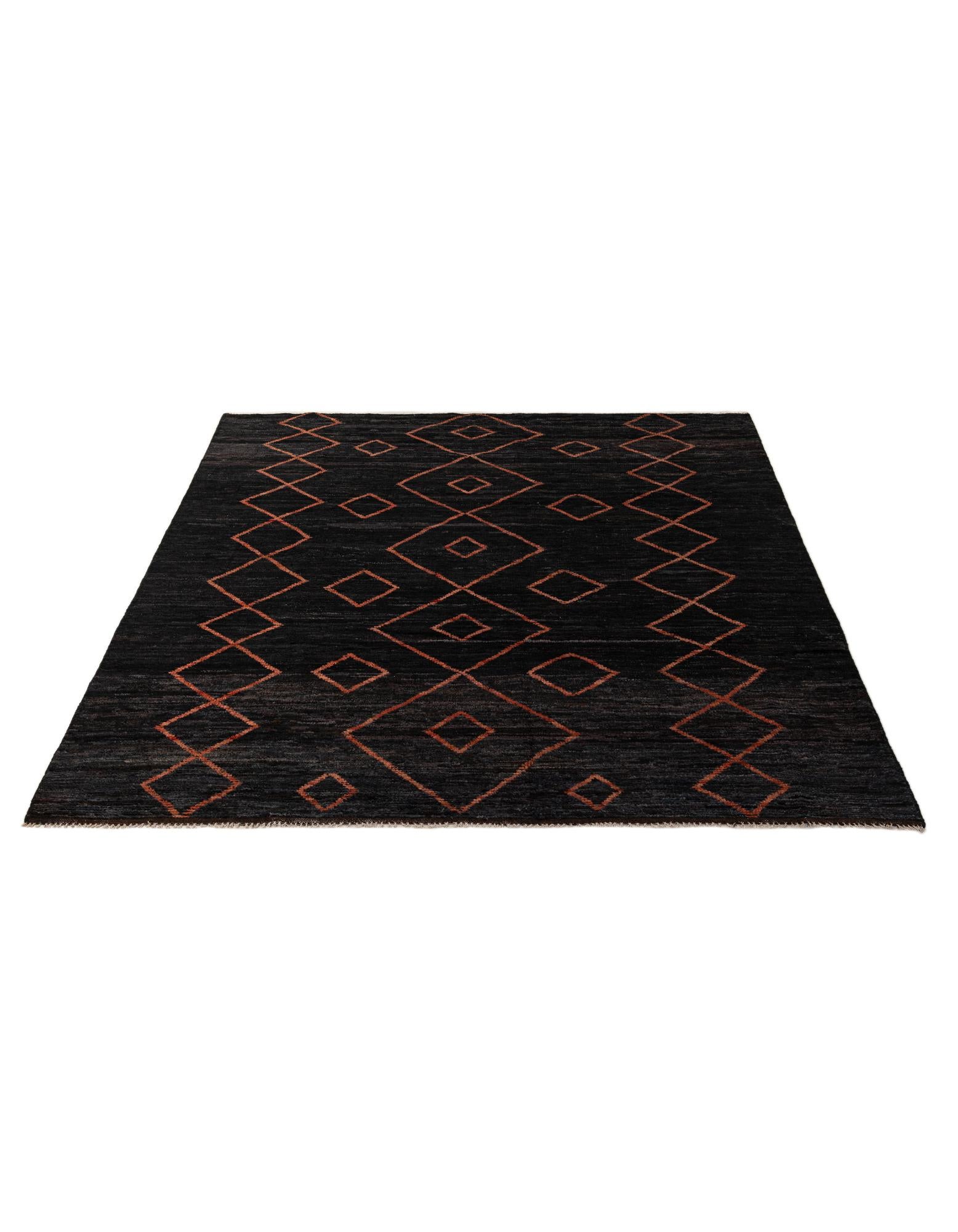 8' 6 x 11' 8 Hand Knotted Moroccan Wool Rug