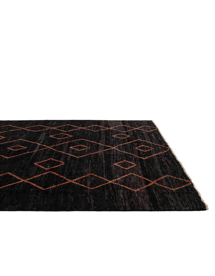 Detail image of 8' 6 x 11' 8  Hand Knotted Moroccan Wool Rug