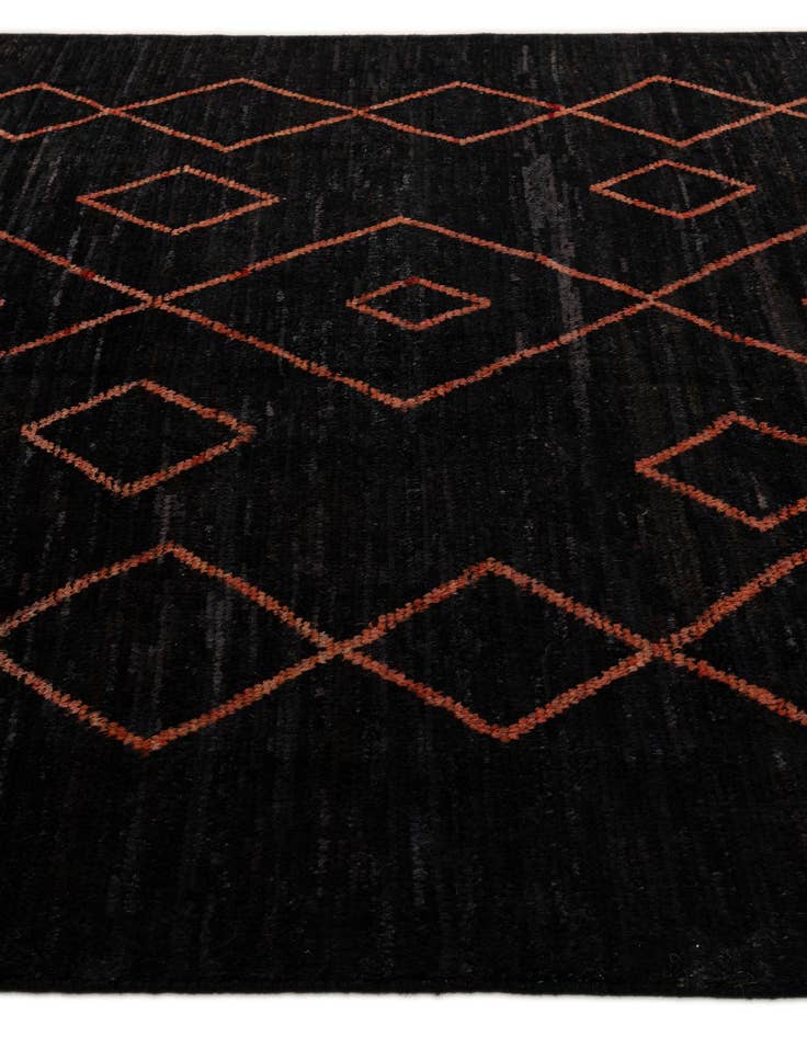 Detail image of 8' 6 x 11' 8  Hand Knotted Moroccan Wool Rug