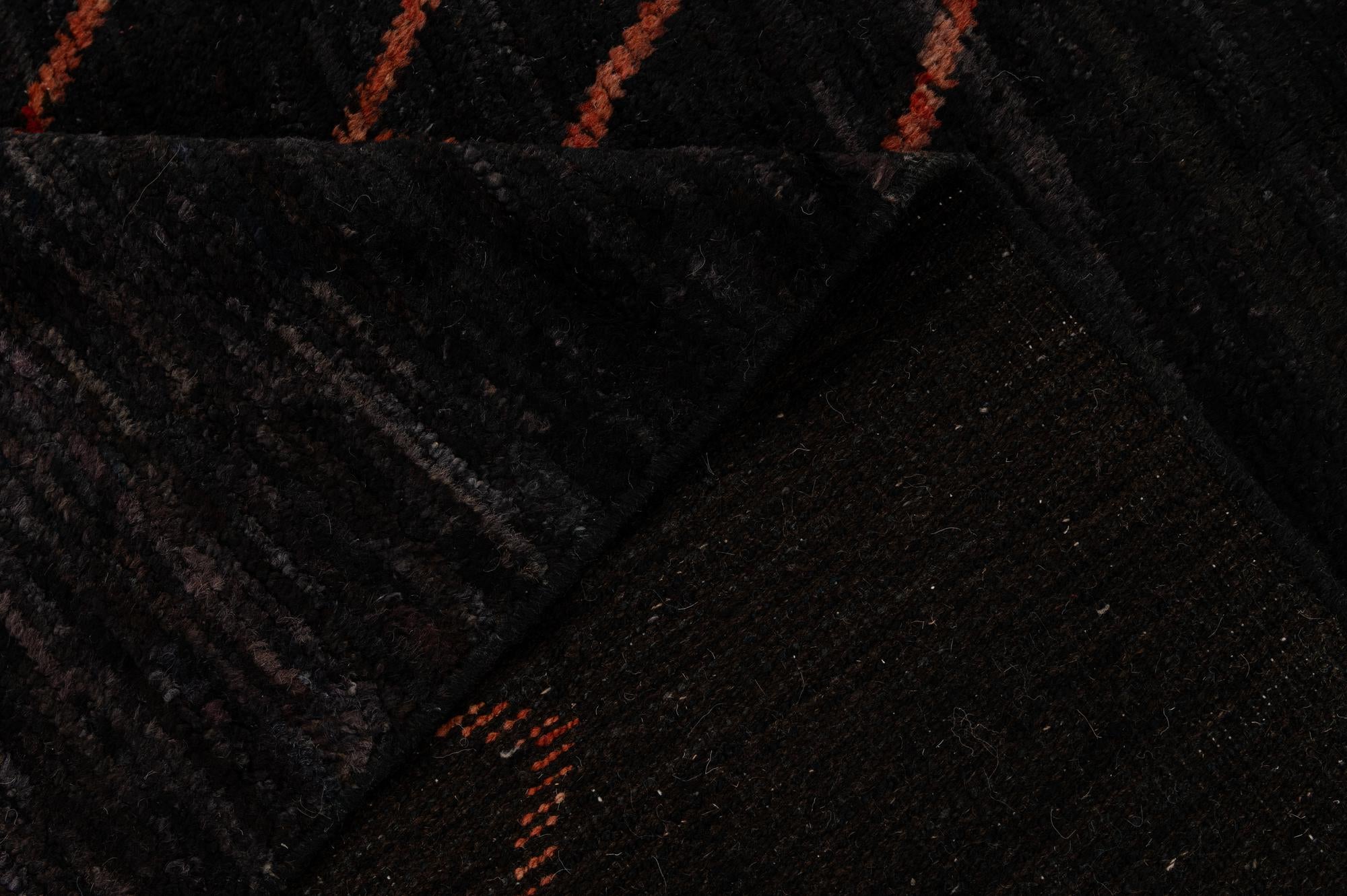 8' 6 x 11' 8 Hand Knotted Moroccan Wool Rug