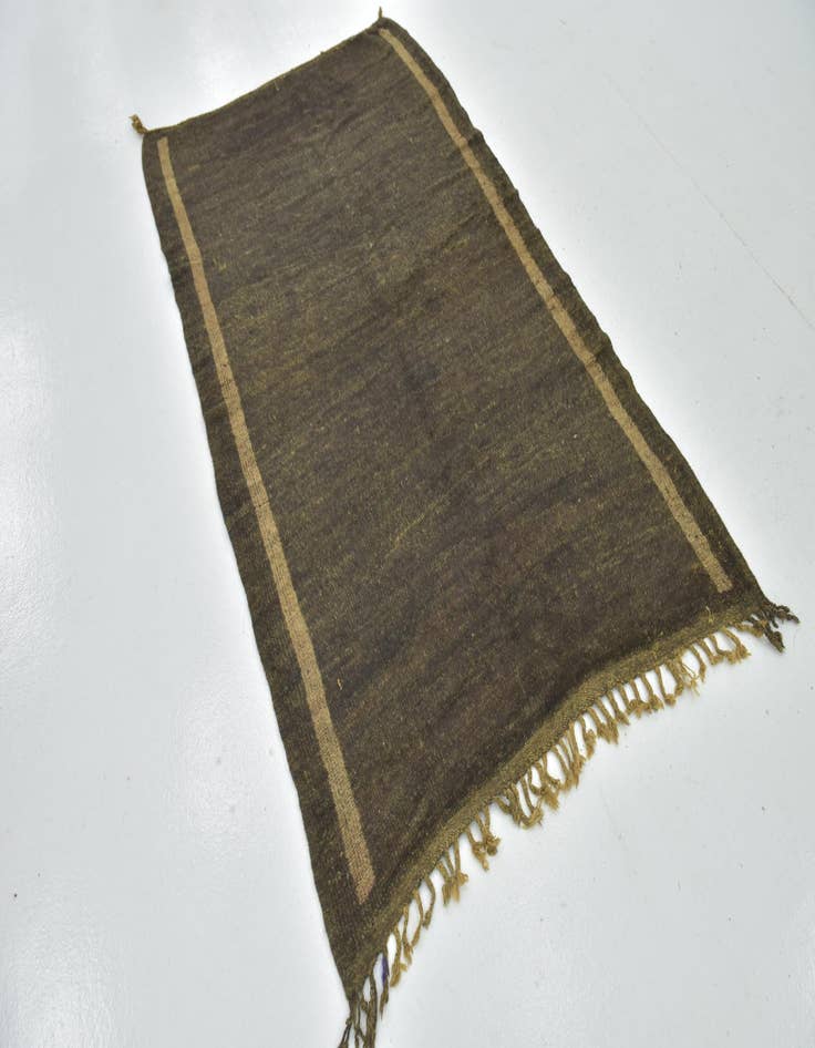 Detail image of 4' x 6' 5 Hand Knotted Moroccan Wool Rug