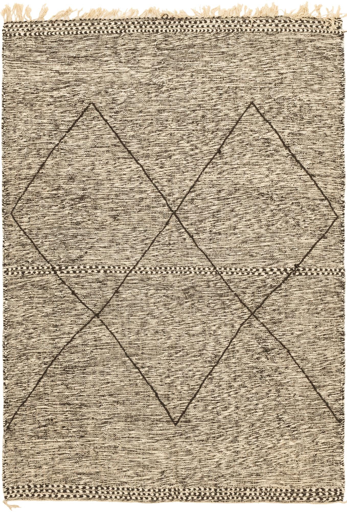 6' 10 x 9' 10 Hand Knotted Moroccan Wool Rug