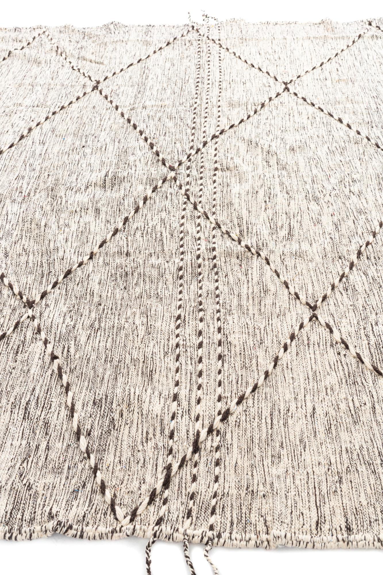 9' 8 x 13' Hand Knotted Moroccan Wool Rug