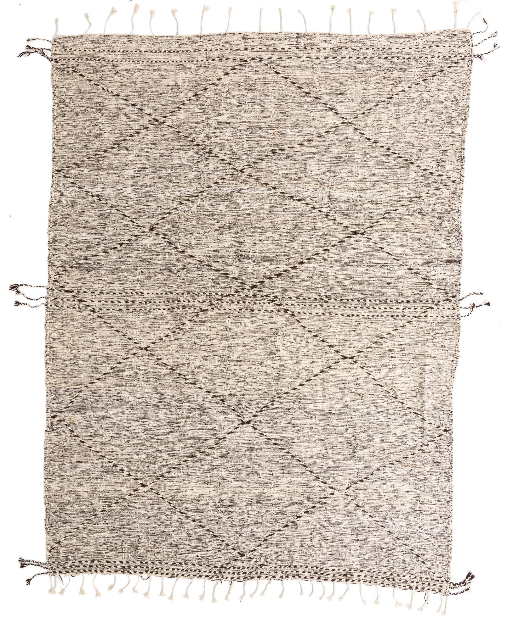 9' 8 x 13' Hand Knotted Moroccan Wool Rug