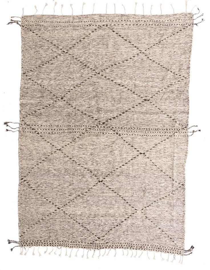Detail image of 9' 8 x 13' Hand Knotted Moroccan Wool Rug