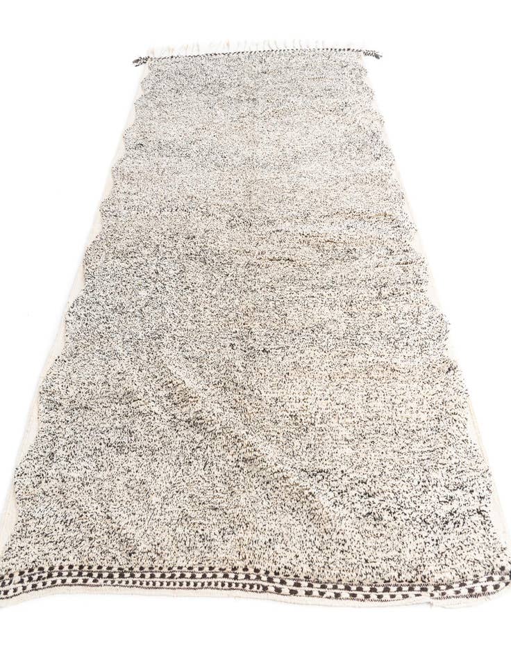 Detail image of 6' 7 x 10'  Hand Knotted Moroccan Wool Rug