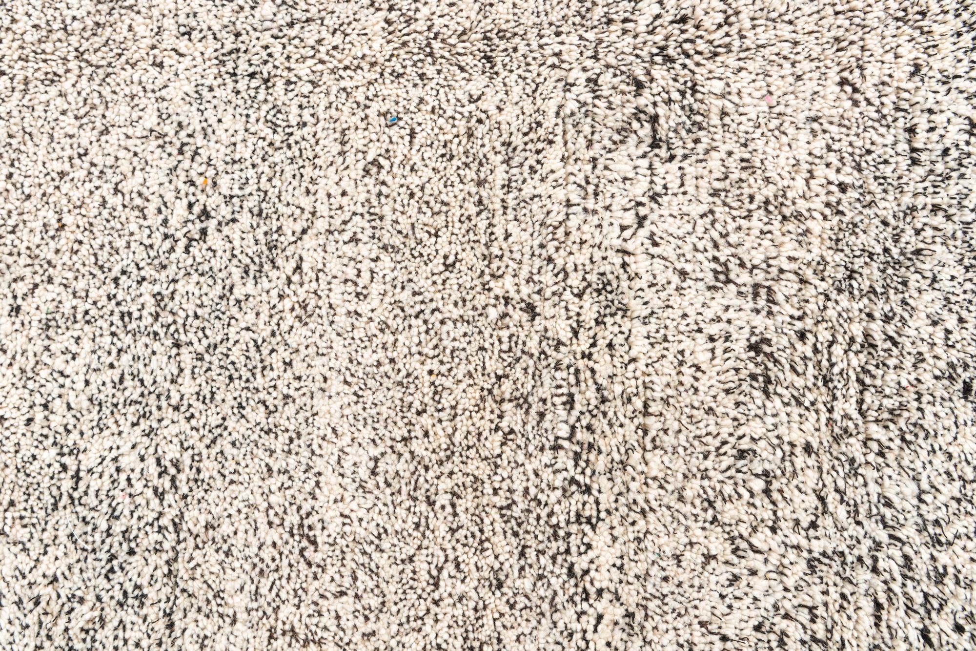 6' 7 x 10' Hand Knotted Moroccan Wool Rug